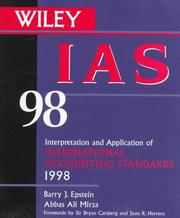 Cover of: Wiley Ias 98: Interpretation and Application of International Accounting Standards 1998