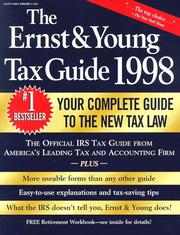 Cover of: The Ernst & Young Tax Guide 1998