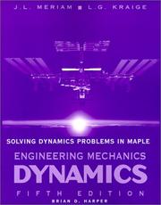 Cover of: Solving Dynamics Problems with Maple