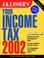 Cover of: J.K. Lasser's Your Income Tax 2002