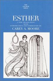 Cover of: Esther by Carey A. Moore