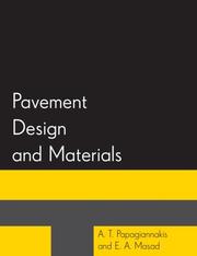 Cover of: Pavement Design and Materials by A. T. Papagiannakis, E. A. Masad