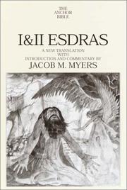 Cover of: Esdras I & II by Jacob M. Meyers, Jacob M. Meyers