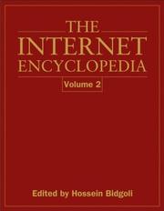 Cover of: The Internet Encyclopedia by Hossein Bidgoli