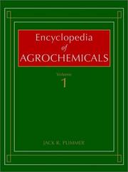 Cover of: Encyclopedia of Agrochemicals