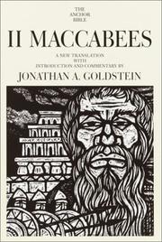 Cover of: Maccabees II