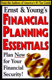 Cover of: Ernst & Young's Financial Planning Essentials (Ernst and Young's Financial Planning Essentials)