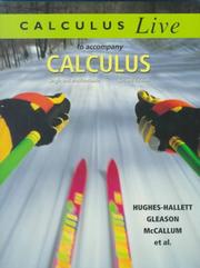 Cover of: Calculus Live to Accompany Calculus: Single and Multivariable