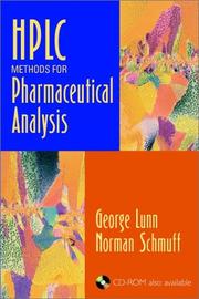 Cover of: HPLC Methods for Pharmaceutical Analysis, Volumes 2-4 (HPLC Methods for Pharmaceutical Analysis)