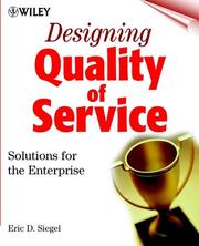 Cover of: Designing Quality of Service Solutions for the Enterprise by Eric Siegel