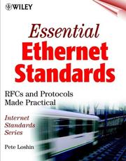 Cover of: Essentials Ethernet Standards: Rfc's and Protocols Made Practical (Internet Standards)