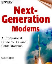 Cover of: Next-Generation Modems by Gilbert Held