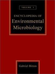 Cover of: Encyclopedia of Environmental Microbiology. Volume 1