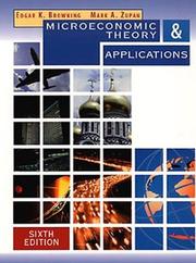 Cover of: Microeconomics Theory and Applications, 6th Edition by Edgar K. Browning, Marissa Ryan