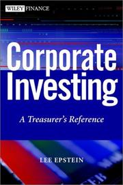 Cover of: Corporate Investing: A Treasurer's Reference