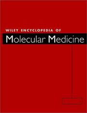 Cover of: Encyclopedia of Molecular Medicine | John Wiley & Sons Inc