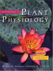 Cover of: WEI Introduction to Plant Physiology
