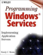 Cover of: Programming Windows(tm) Services | Randy Charles Morin