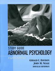 Cover of: Abnormal Psychology by Gerald C. Davison, John M. Neale