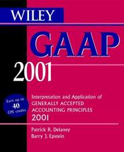 Cover of: Wiley Gaap 2001: Interpretation and Application of Generally Accepted Accounting Principles 2001 (Wiley Gaap)