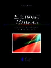 Cover of: Electronic Materials: Coatings and Surface Technology for Future Applications