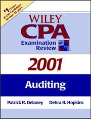 Cover of: Wiley Cpa Examination Review, 2001: Auditing (Wiley Cpa Examination Review. Auditing)