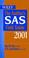 Cover of: The Auditor's Sas Field Guide 2001 (Auditor's Sas Field Guide)