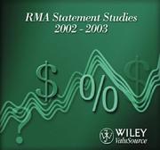 Cover of: RMA Annual Statement Studies 2002-2003 with License CD