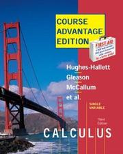 Cover of: Hughes-Hallett Calculus Update