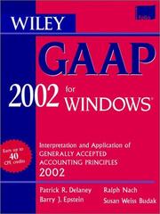 Cover of: Wiley Gaap 2002 for Windows: Interpretation and Application of Generally Accepted Accounting Principles 2002