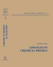 Cover of: Advances in Chemical Physics, Volume 131 by Stuart A. Rice