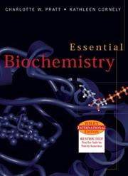 Cover of: Essentials of Biochemistry