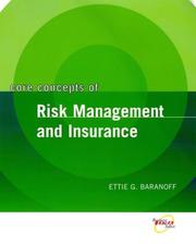 Cover of: Core Concepts of Risk Management and Insurance