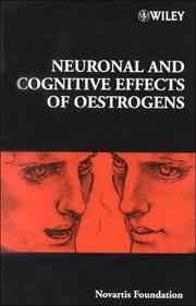Cover of: Neuronal and Cognitive Effects of Oestrogens No. 230 by Novartis Foundation, Novartis Foundation Symposium
