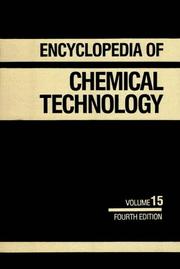 Kirk-Othmer Encyclopedia of Chemical Technology, Lasers to Mass Spectrometry (Encyclopedia of Chemical Technology) by Kirk-Othmer