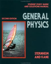 Cover of: General Physics, Study Guide by Morton M. Sternheim, Joseph W. Kane