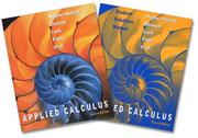 Cover of: Applied Calculus, Textbook and Student Solutions Manual, 2nd Edition by Deborah Hughes-Hallett, Andrew M. Gleason, Patti Frazer Lock, Daniel E. Flath