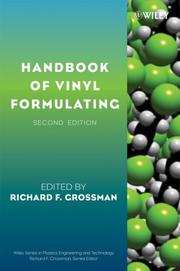 Handbook of Vinyl Formulating by Richard F. Grossman