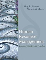 Human resource management by Greg L. Stewart, Kenneth G. Brown