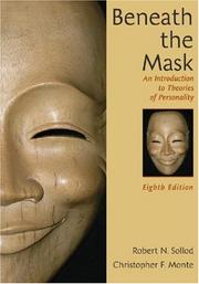 Cover of: Beneath the Mask: An Introduction to Theories of Personality