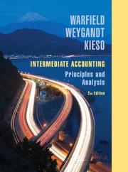 Intermediate Accounting by Jerry J. Weygandt