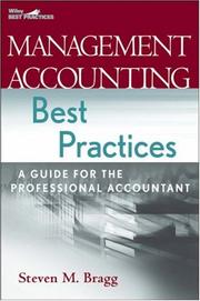 Cover of: Management accounting best practices: a guide for the professional accountant