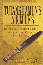 Cover of: Tutankhamun's Armies: Battle and Conquest During Ancient Egypt's Late Eighteenth Dynasty