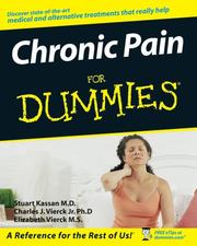 Cover of: Chronic Pain For Dummies (For Dummies (Health & Fitness)) by 
