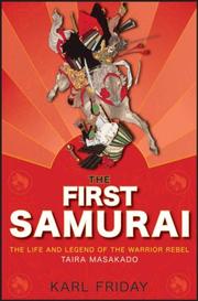 Cover of: The First Samurai by Karl Friday