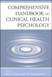 Cover of: Comprehensive Handbook of Clinical Health Psychology