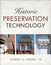 Cover of: Historic Preservation Technology by Robert A. Young