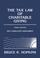 Cover of: The Tax Law of Charitable Giving