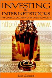 Cover of: Investing in Internet Stocks: The Global Gold Rush of the New Economy