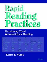 Cover of: Rapid Reading Practices: Developing Word Automaticity in Reading